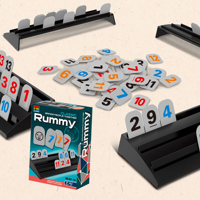 Juego de mesa de rompecabezas, juguete interactivo, tarjetas digitales secretas de Ramy