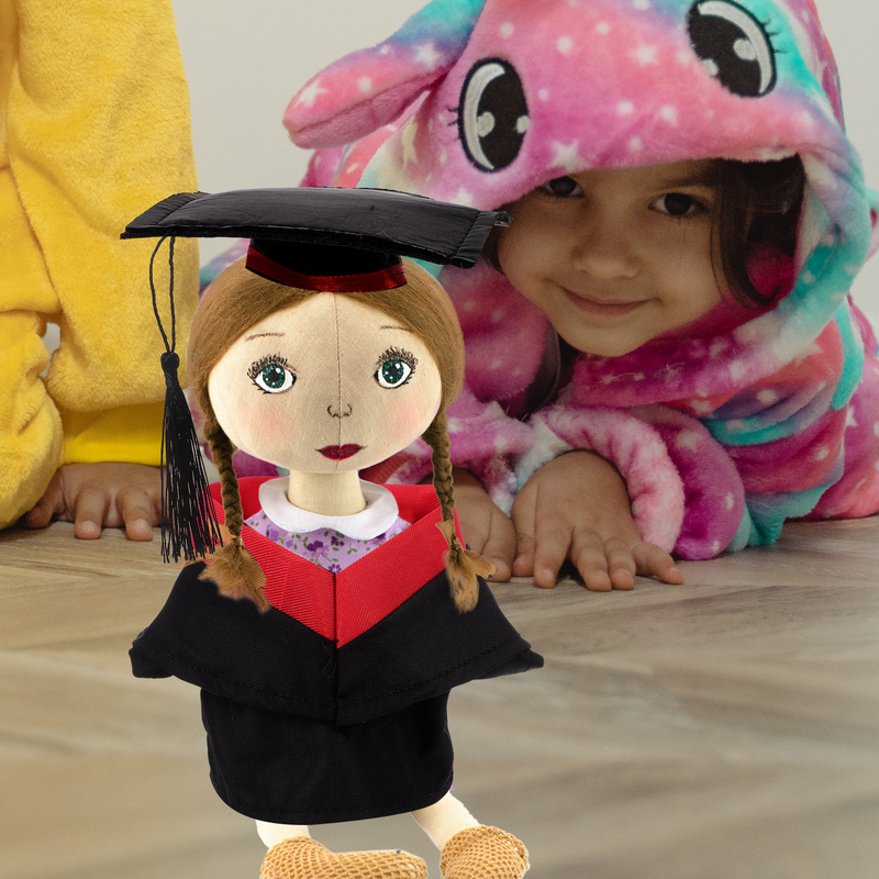 Plush Graduação Bear Hats Fits, Faça o seu próprio Stuffed Animal Dolls, Brinquedo, Graduação Party Gift, 30cm