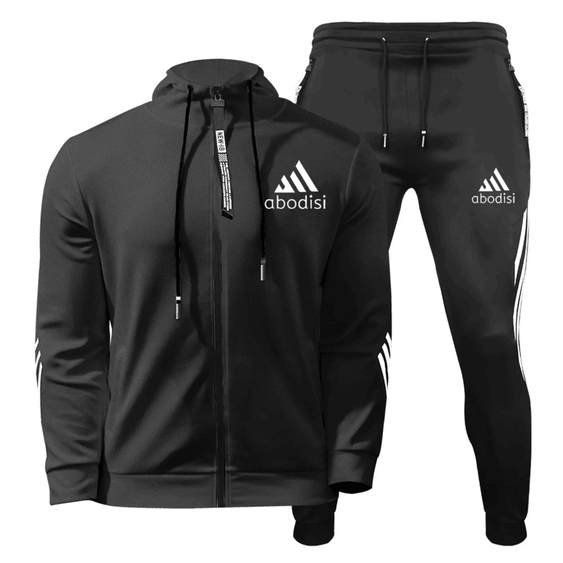 Men's Jogging Suit, Sweater, Hoodie, Jacket, Sports Pants, Men's Clothing, 2-Piece Set, Autumn/Winter, 2024