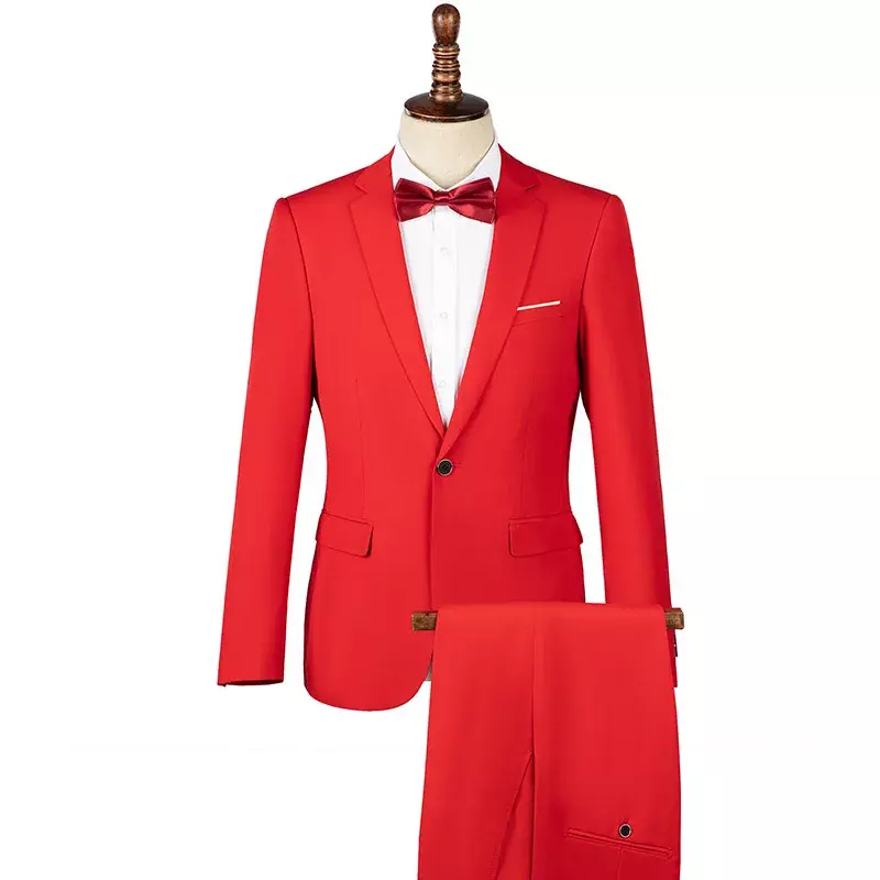 男性用の軽量パープルビジネスフォーマルスーツ,ラージサイズのジャケット,ウェディングドレス,O434-1