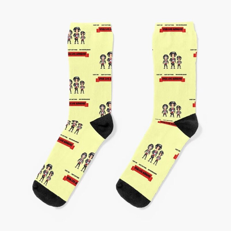 Viva Los Amigos! Socks hockey cotton Boy Child Socks Women's