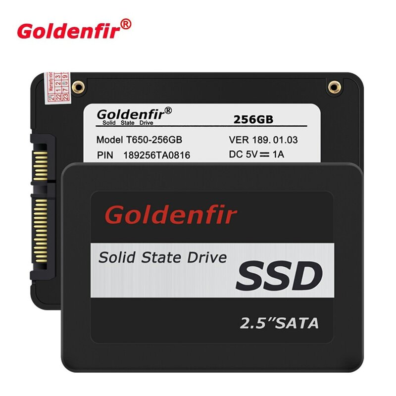 Goldenfir 솔리드 스테이트 드라이브 하드 디스크 드라이브, 내장 하드 드라이브, 2TB, 1TB, 960GB, 512GB, 256GB, 128GB, 480GB, 120GB, 360GB, 2.5 인치