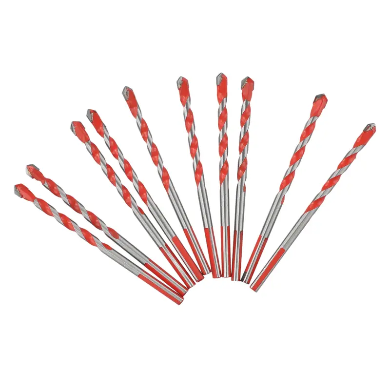 10/1PCS 6mm Drill Bits Carbide Multifunction Triangular Drill Bits For Glass Ceramic Tile Concrete Brick Metal Wood Hole Opener
