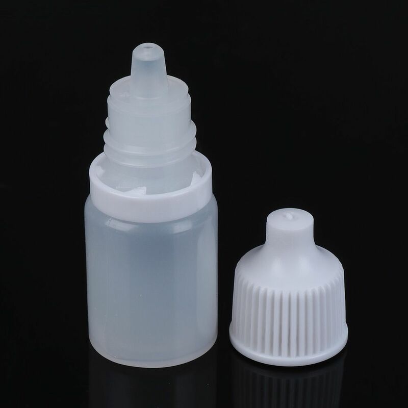 1/5Pcs Liquid Sample Squeeze Bottle Translucent White Bottle Glue Applicator Paper Quilling Empty Plastic Eye Dropper Craft Tool