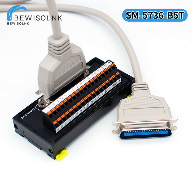 Dtk kabel printer paralel CN57 seri 36P blok terminal panjang kabel konektor sinyal perangkat pria dan wanita dapat disesuaikan