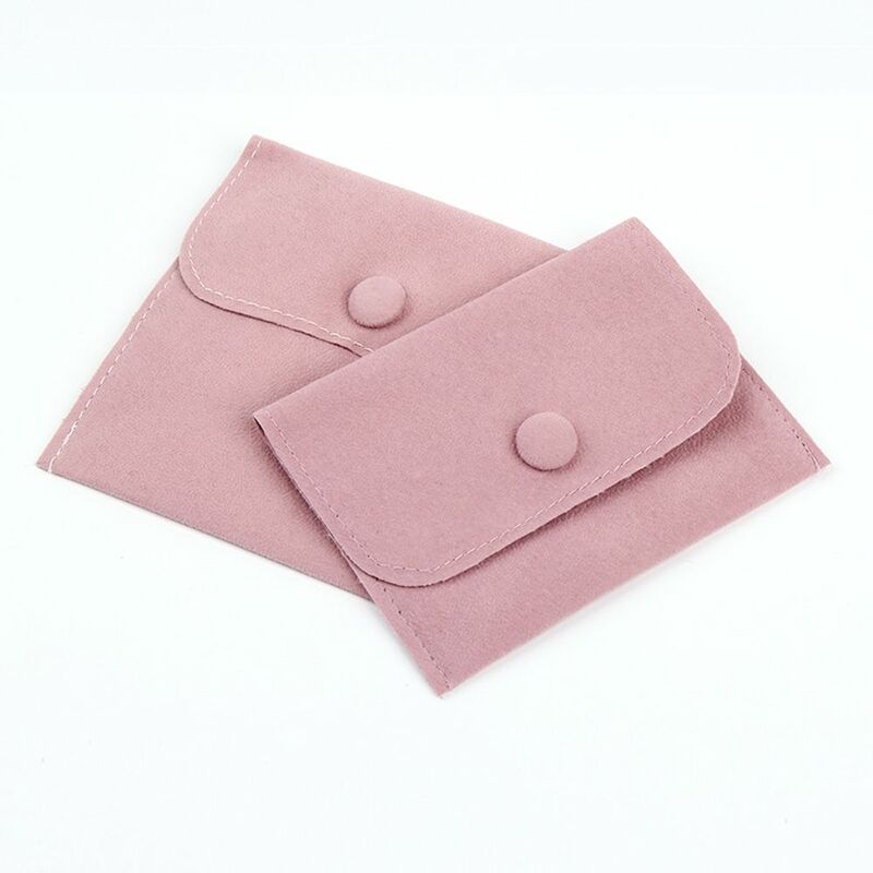 Exquisite New Necklace Pouches Earring Storage Botton Packaging Bags Jewelry Bags Gift Packaging Velvet Pouch