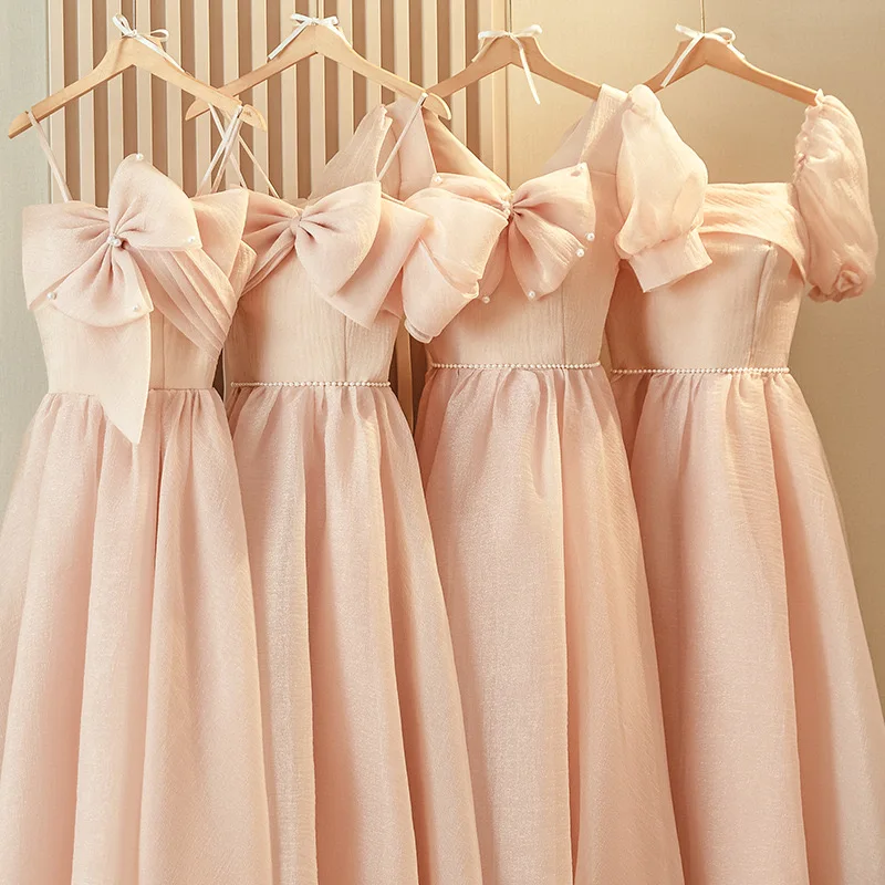 P685 платье подружки невесты узкое нишевое вечернее платье для женщин