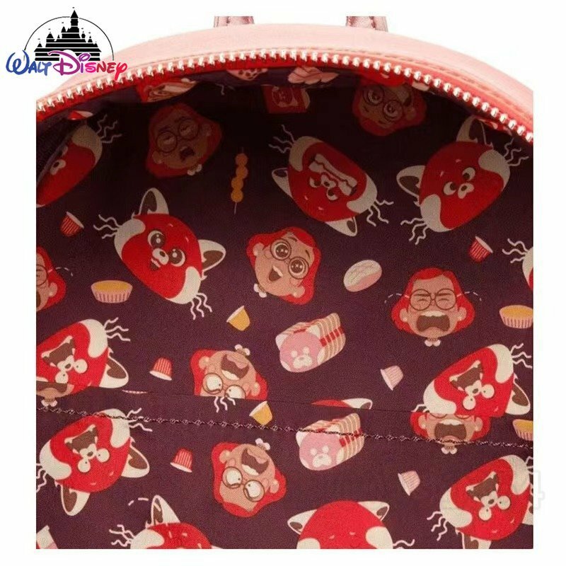 Disney pouco guaxinim novo mini mochila feminina marca de luxo lazer mochila feminina dos desenhos animados moda 3d meninas mochila