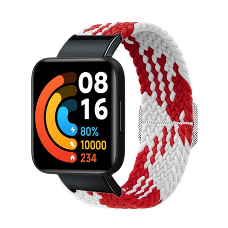 Nylon Gevlochten Solo Loop Voor Xiaomi Mi Horloge Lite /Redmi Horloge 2 Armband Riem Mi Horloge Lite Polsband voor Redmi Horloge 2