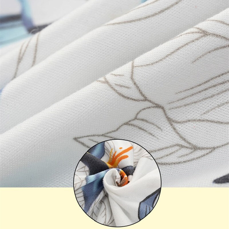 Nowe damskie piżamy zestaw luksusowy styl malarstwo drukuj bielizna nocna satynowy jedwabisty miękki w dotyku Homewear V Neck bielizna nocna Casual odzież domowa