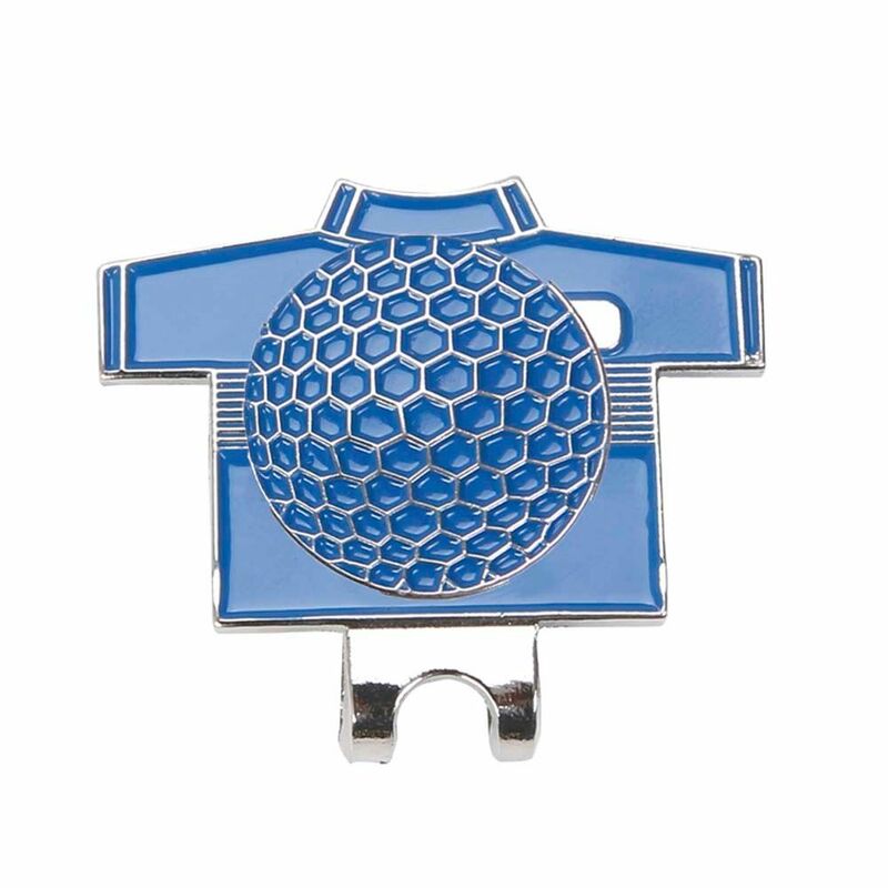 Untuk Aksesori Golf, alat pembidikan bola desain Jersey tanda posisi, topi Golf klip penanda