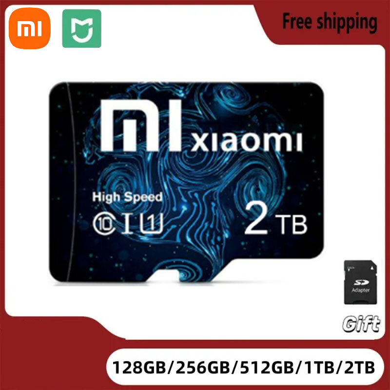 MIJIA-tarjeta de memoria Xiaomi, cámara de 2TB, Flash de alta velocidad, 1TB, 512GB, Micro TF, tarjeta SD, almacenamiento de datos expandido para teléfono/juegos