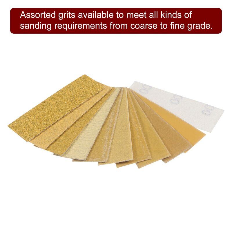 Sandpapers of 6 Rough Grits for Mini Sander Kit Micro Sand Paper for Small Projects Small Sanding Tools of Tight Spaces&DIY Craf