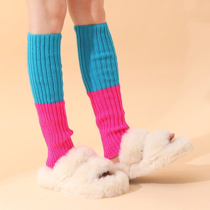 Модные гетры, женские гетры, вязаные теплые носки, вязаные теплые гетры для ног, белые гетры для рук, женские осенне-зимние вязаные носки, манжеты для сапог
