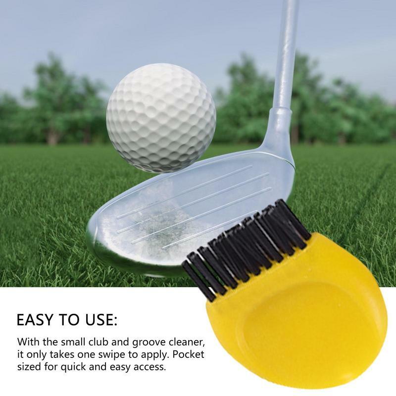 Mini Golf Club Finger Brush, Fit para Cabeças de Limpeza, Bola de golfe e sapatos, Golf Training Aids