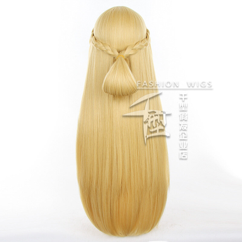 Marcille Donato Cosplay Wig Anime Delicious in Dungeon Long Wigs Hair Headwear Elven Mage Halloween Party for Women Accessory
