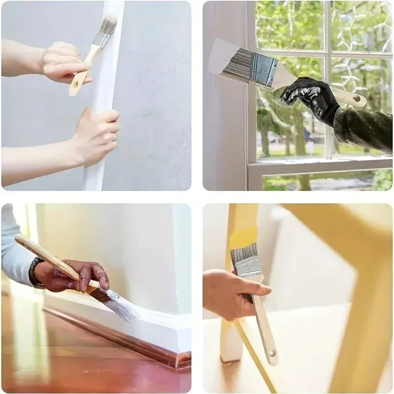 Long Handle Paint Brush Paint Brush Does Not Shed Hair Multi-size Sharpened Wire Cleaning Tool Brush Electronic Device Cleaning