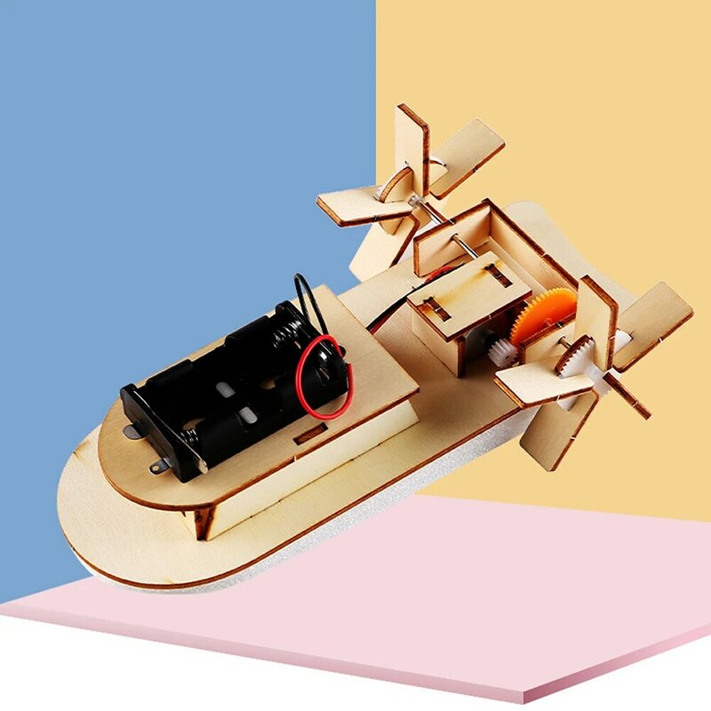 Modelo de nave de experimento de ciencia, juego de rompecabezas, modelo de juguete para exteriores