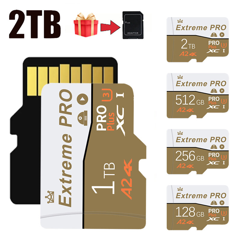 Speicher karte 512GB 256GB 128GB U3 V30 4k Full HD Micro TF Mini SD-Karte 2TB 1TB TF Speicher Flash-Karte für Smartphone/Kamera