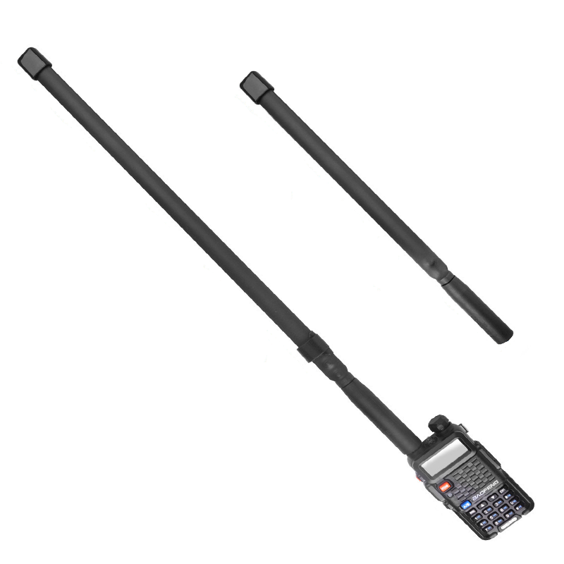 Baofeng-antena de walkie-talkie de largo alcance, dispositivo plegable táctico CS de doble banda, uv-5r, 9R, 6R, UV82
