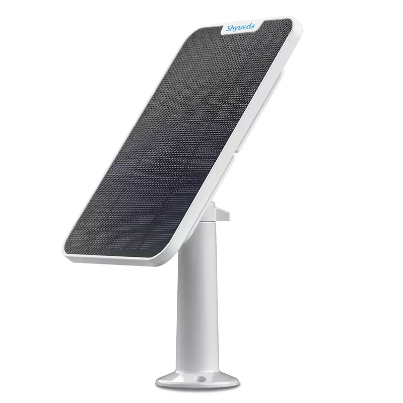New 4W Solar Panel Charging for Arlo Essential Spotlight / XL Spotlight cable mount (White)