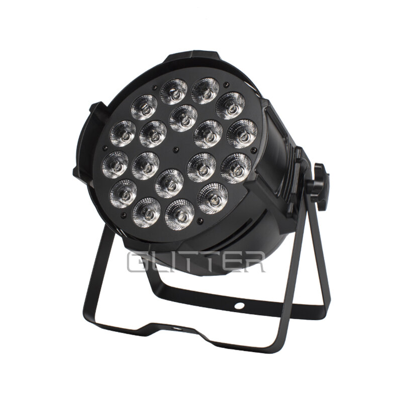 GSL1804, большой размер, 4 в 1, активированные DJ-лампы, алюминиевый сплав, светодиодный Par 18x10W RGBW освещение