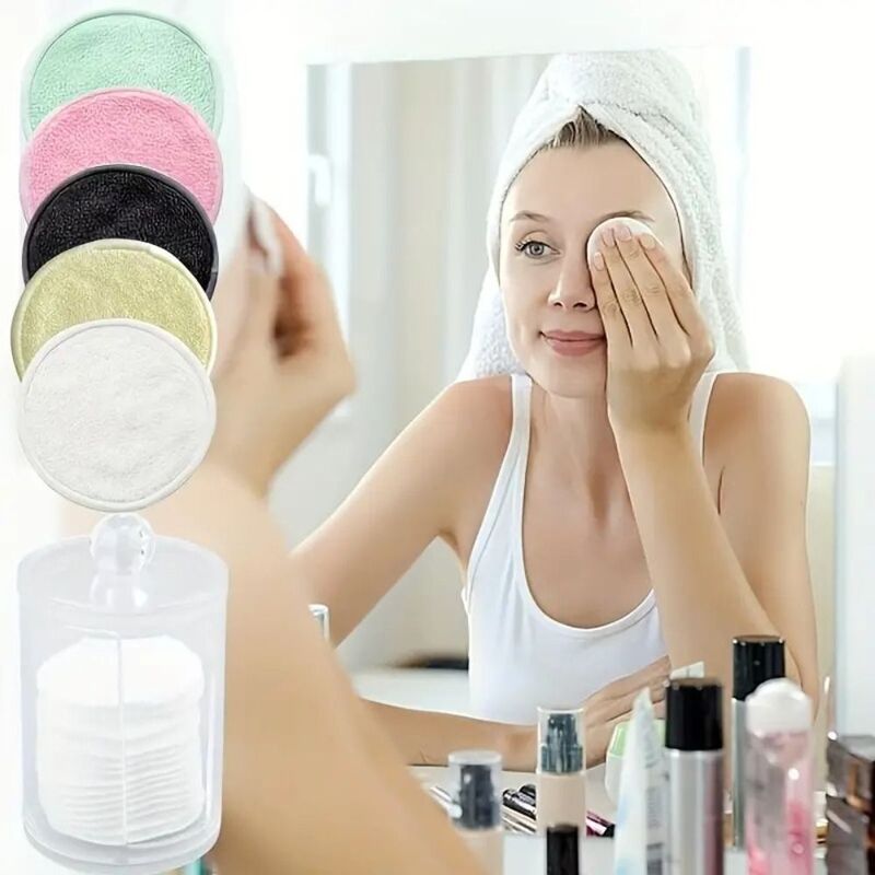 10 szt. Podkładka do usuwania makijażu z włókna podkładka do czyszczenia Ultra miękka i wielokrotnego użytku podkładka z ultradrobnego włókna