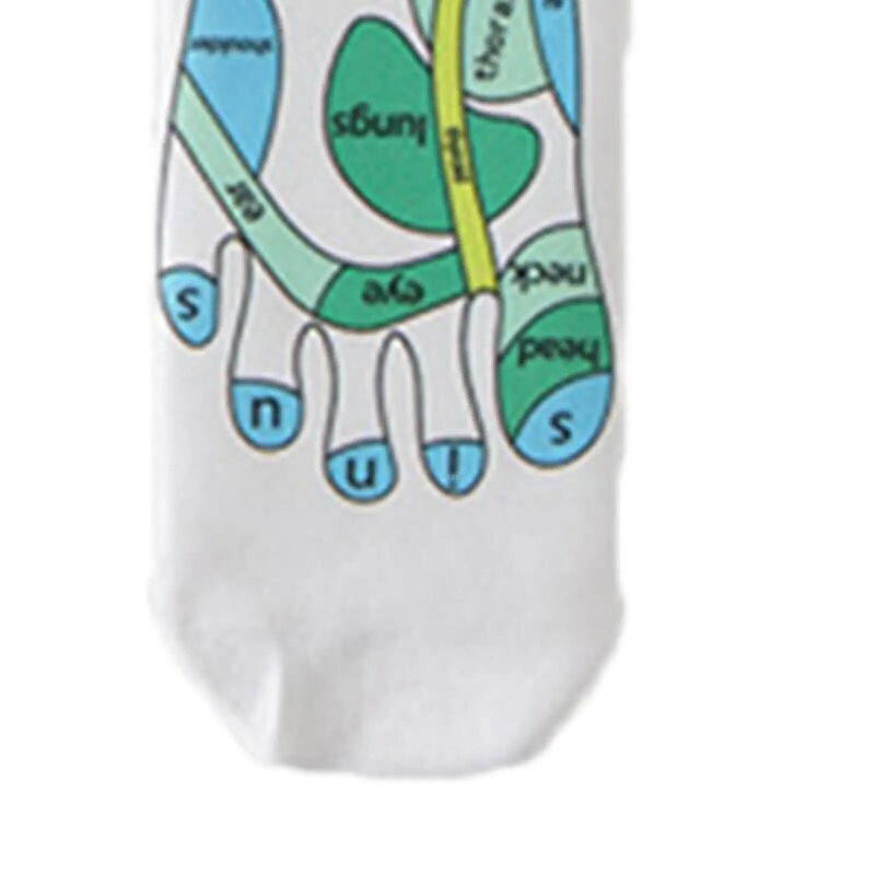 4Pcs Acupressure Reflexology Tools Set SPA Sock Foot Point Socks Acupoint Socks Foot Massage Socks for Women Adults Beginner Men