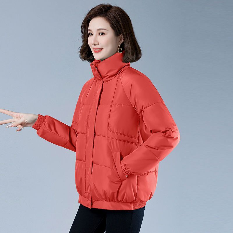 Новинка 2023, женское пуховое пальто из хлопка, зимняя куртка, женские короткие парки, свободная Толстая теплая верхняя одежда, универсальное пальто для отдыха