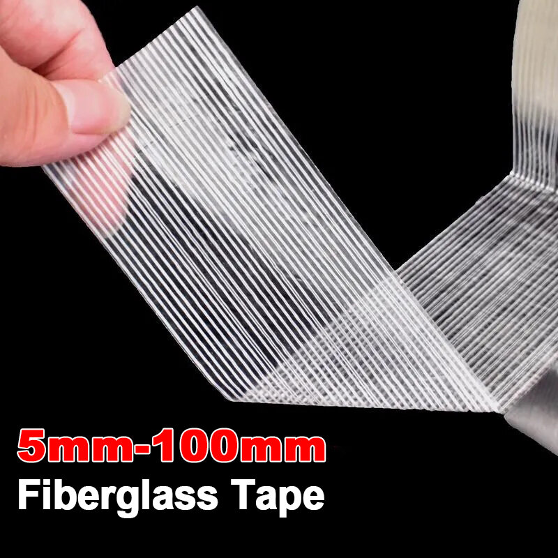 유리 섬유 테이프 리튬 배터리 팩, 단면 고온 저항 접착제, 고정 도장 절연 랩, 강한 줄무늬