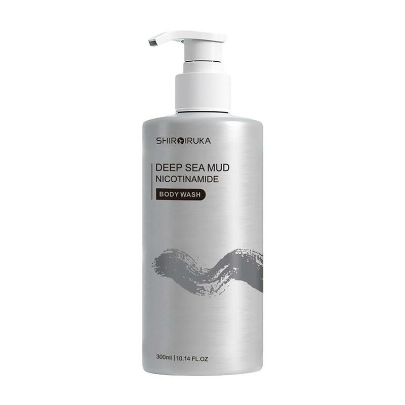 Shower Gels Nicotinamide Deep Sea Mud Refreshing Cleaning Fragrance Moisture Body Lasting Lotion Wash Bath 300ml D6A1