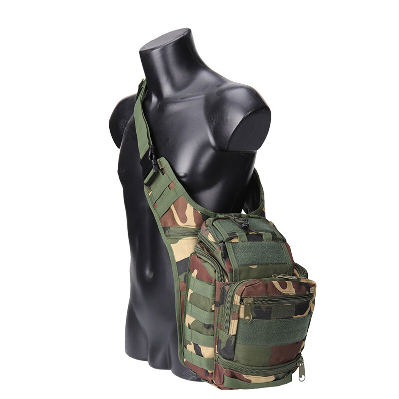 Bolsa de sillín táctica militar para cámara, mochila de nailon para caza, AR 15 M4, Airsoft, correr, montar y escalar