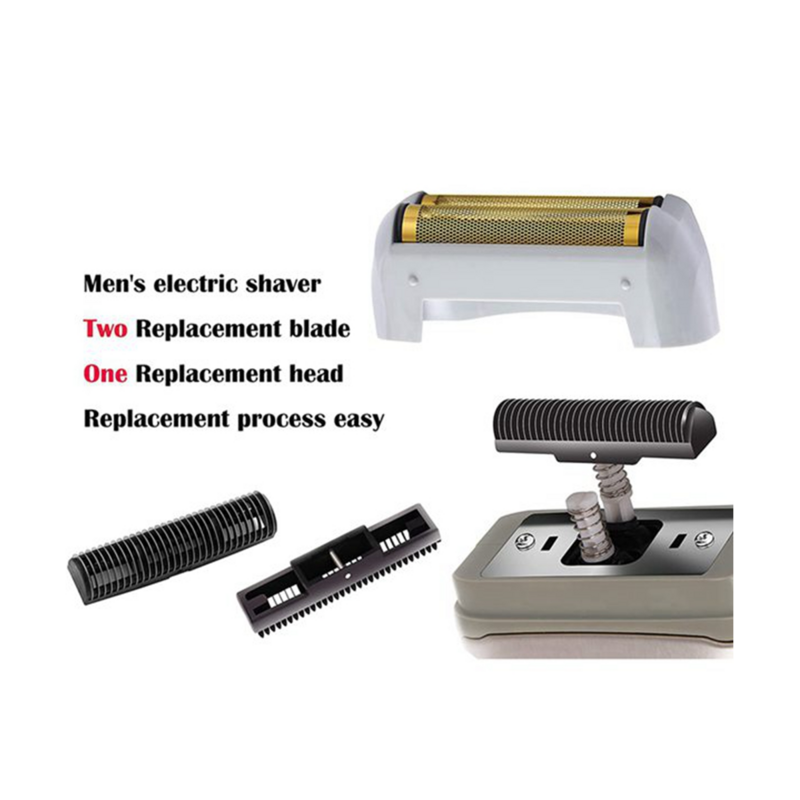 Profissional substituição Foil Shaver Blade Set, lâmina de prata, compatível com Andis 17160, 17170, 17205, 17260