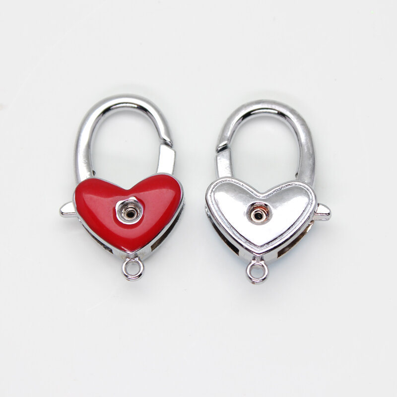 1pcs Lobster Clasp Hooks 30MM for Jewelry Making DIY Flower Heart Apple Connectors Necklace Chains Bulk