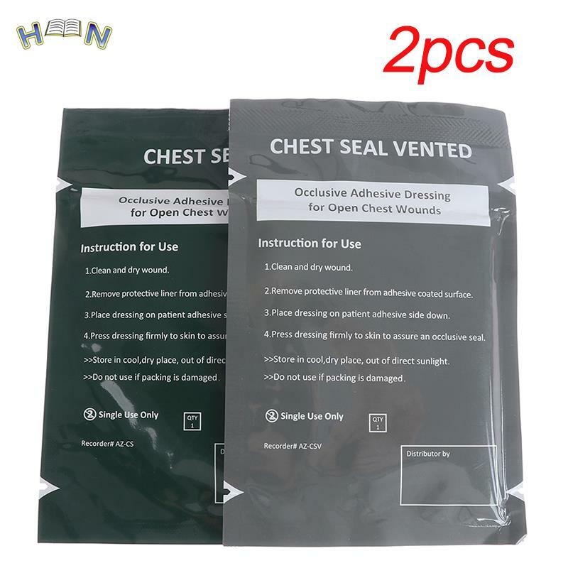 Hot Sale2pcs North American Rescue Hyfin Chest Seal Medical Chest Seal Vented