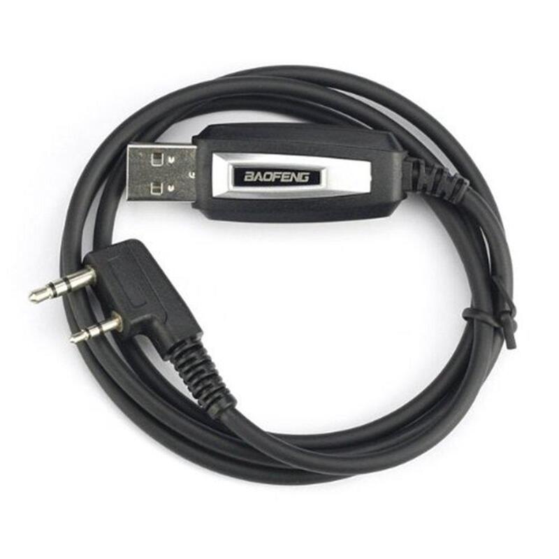 Baofeng USB Kabel Pemrograman Aksesori untuk UV-5R/5RA/5R Plus/5RE UV3R Plus BF-888S dengan CD Driver