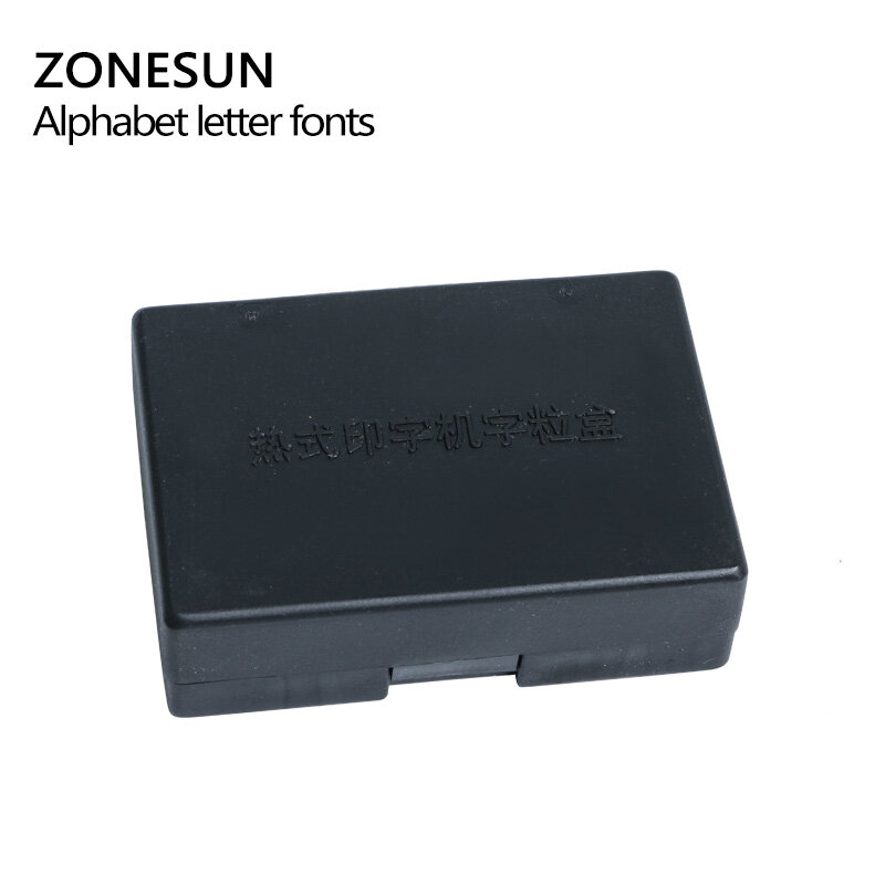 ZONESUN-Copper Ribbon Coder, personagens letras e números, A-Z 0-9, impressora de data, Hot Stamping, ZY-RM5, ZY-RM5-E, ZY-RM5-E2