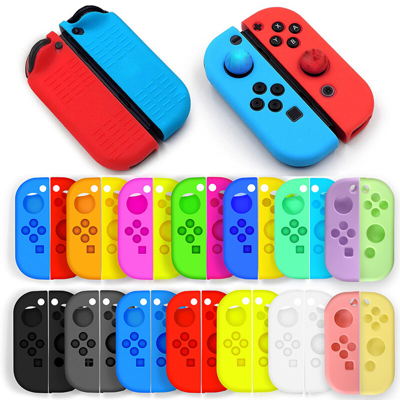 Funda de silicona para mando de Nintendo Switch, protección para mando de Ns, accesorios de repuesto Oled