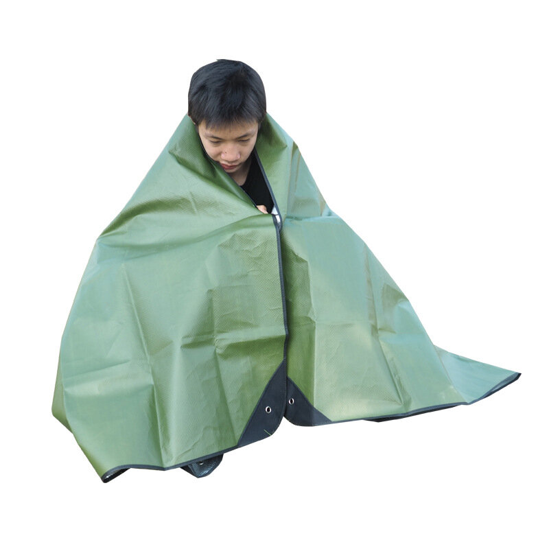 야외 두꺼운 다기능 비상 단열 담요, 방습 및 방수 캠핑 매트