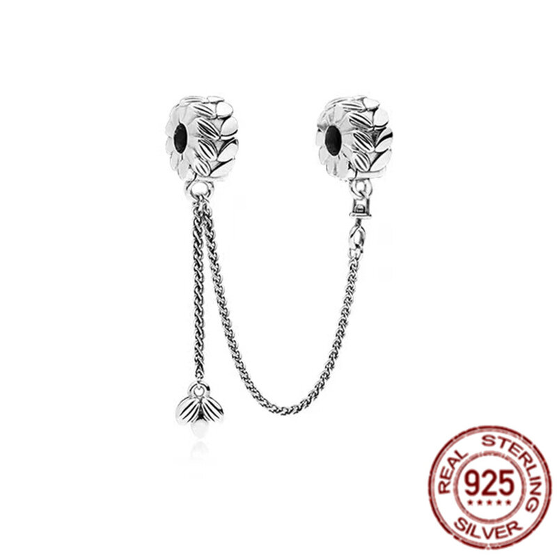Gorąca wyprzedaż drzewo genealogiczne serce i łańcuch bezpieczeństwa motylkowe 925 srebrne koraliki pasują do oryginalnej bransoletka Pandora biżuterii dla kobiet