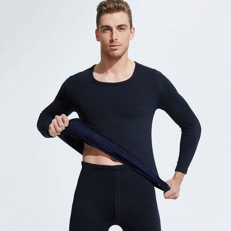 2 шт./комплект, мужские зимние пижамы на флисовой подкладке
