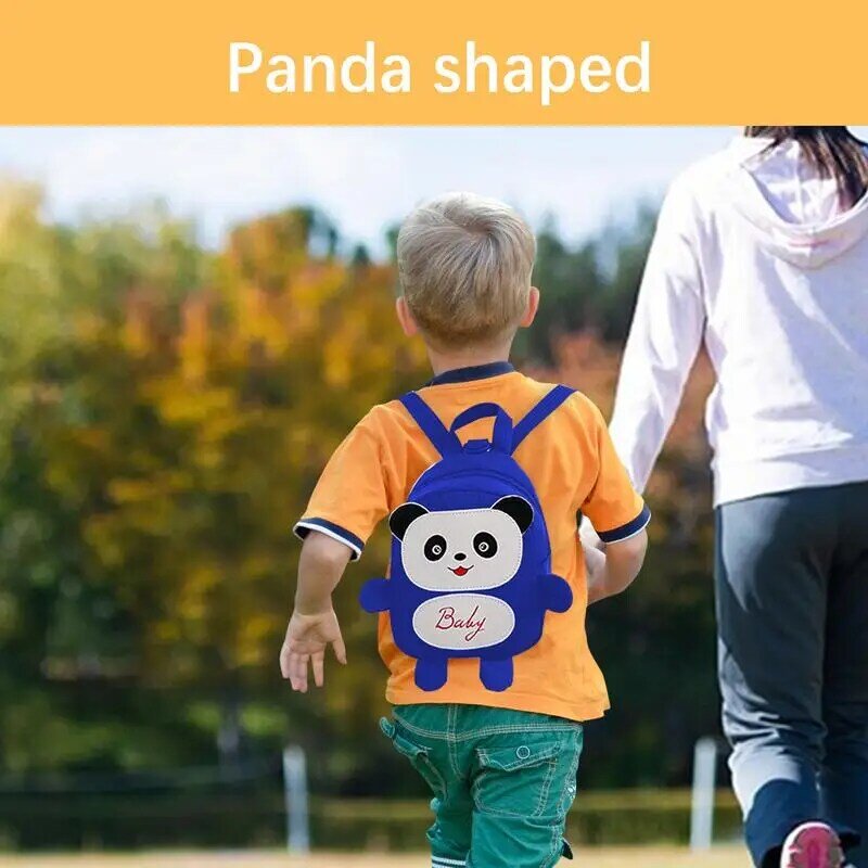 Kleinkind niedlichen Rucksack Kinder rucksack mit Cartoon Panda Kleinkind reisende Organisatoren mit verlorenem Präventions gurt für Snacks