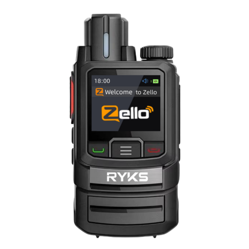 جهاز اتصال لاسلكي محترف من Zello ، راديو اتصال طويل المدى 4G ، خري 50 من Zello ، متوافق مع أجهزة Zello الأخرى