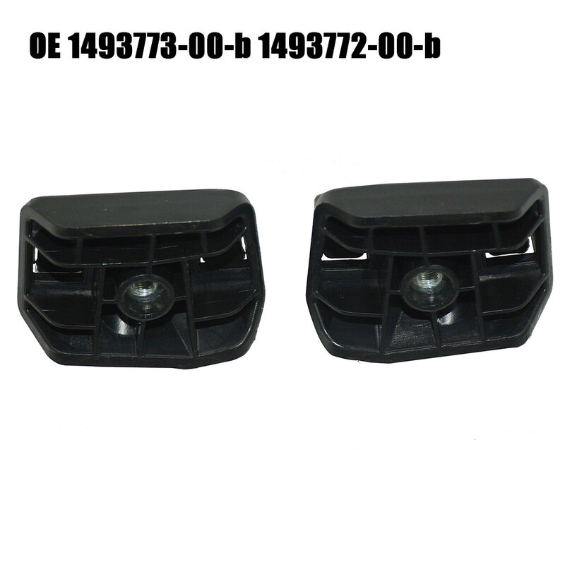 左プラスチックバンパーブラケットパーツ、実用的な黒、テスラモデルy 20-21、1ペア、1493773-00-b、1493772-00-b