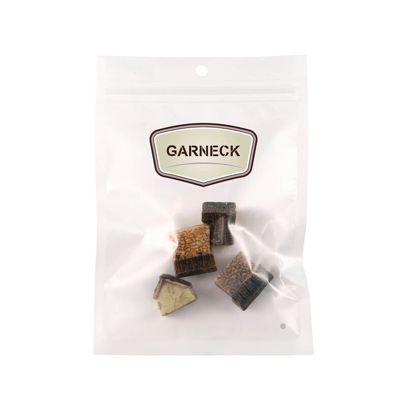 Garneck-casa de hadas de 4 piezas, paisaje de jardinería en miniatura, casas de piedra de Micro pueblo, Huts de paja, muebles para el hogar de bonsái DIY