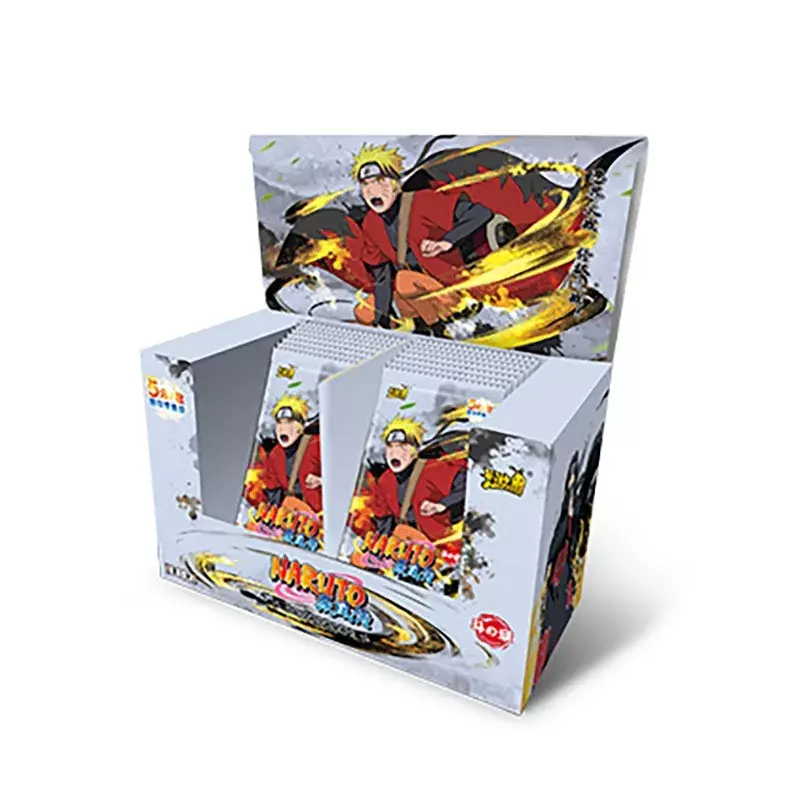Coleção de Cards Naruto Kaiou, Periféricos Anime Personagens, Caixa de Cartões Uchiha Sasuke, Papel, Passatempo, Presentes infantis, Brinquedos
