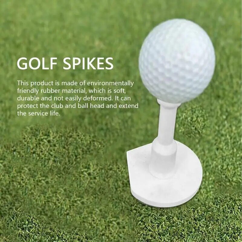 Big Cup Golf Tees Tall Ball Tees With Base Soft And Free Ball Marker Golf Tees Reduced Friction & Side Spinning For Most Golf