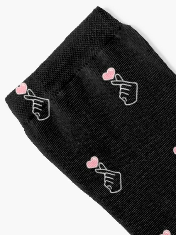 Kpop koreanische Finger Herz Muster Socken Winter Socken Männer Mode coole Socken Herren Socken