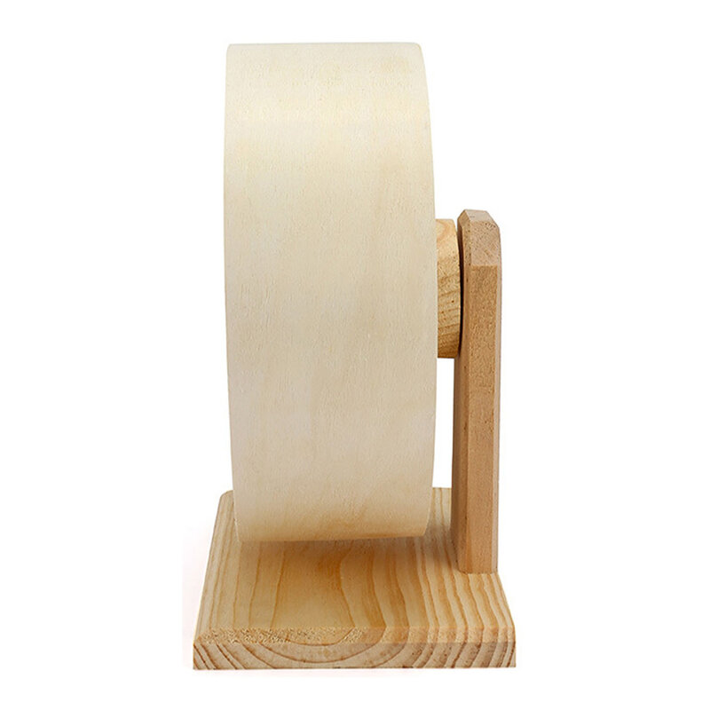 Small Animal Exercise Wheel Natural Wooden Wheel For Pets Silent Running Pet House For Hamsters Mice Gerbils Mice Spinner