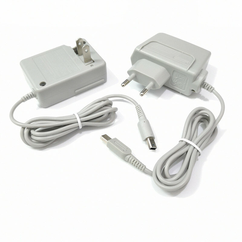 Adaptador de Energia para Nintendo Switch, Adaptador AC, UE, EUA Plug Charger, Nintendo 3ds, XL, 2DS, DSI, Switch, 100V-240V